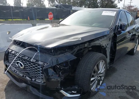 2019 Infiniti Q50 3.0T Luxe from USA, damaged, VIN JN1EV7AR8KM552583